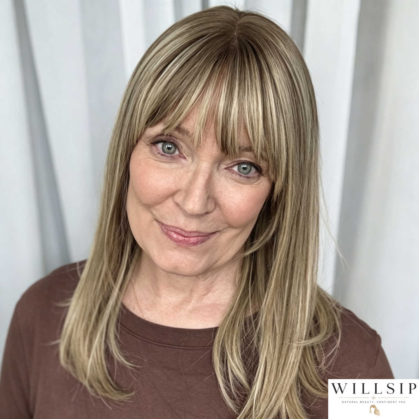 Hair Topper with Bangs | Hair Piece for Thinning Hair 💎