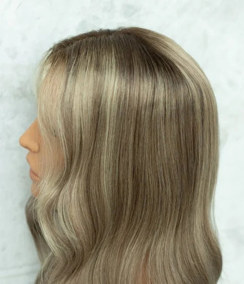 8.5” x 9” Breeze | Ultra-breathable Lace Top Hair Topper With Lace Front| Ponytail Topper|Low Density