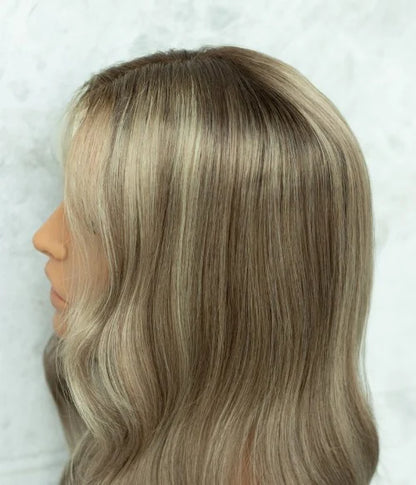 8.5” x 9” Breeze | Ultra-breathable Lace Top Hair Topper With Lace Front| Ponytail Topper|Low Density
