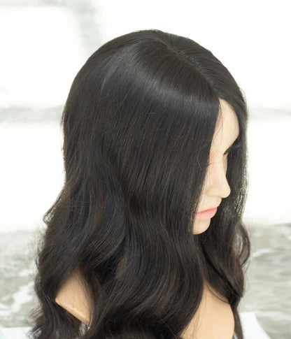 8.5” x 9” Breeze | Ultra-breathable Lace Top Hair Topper With Lace Front| Ponytail Topper|Low Density