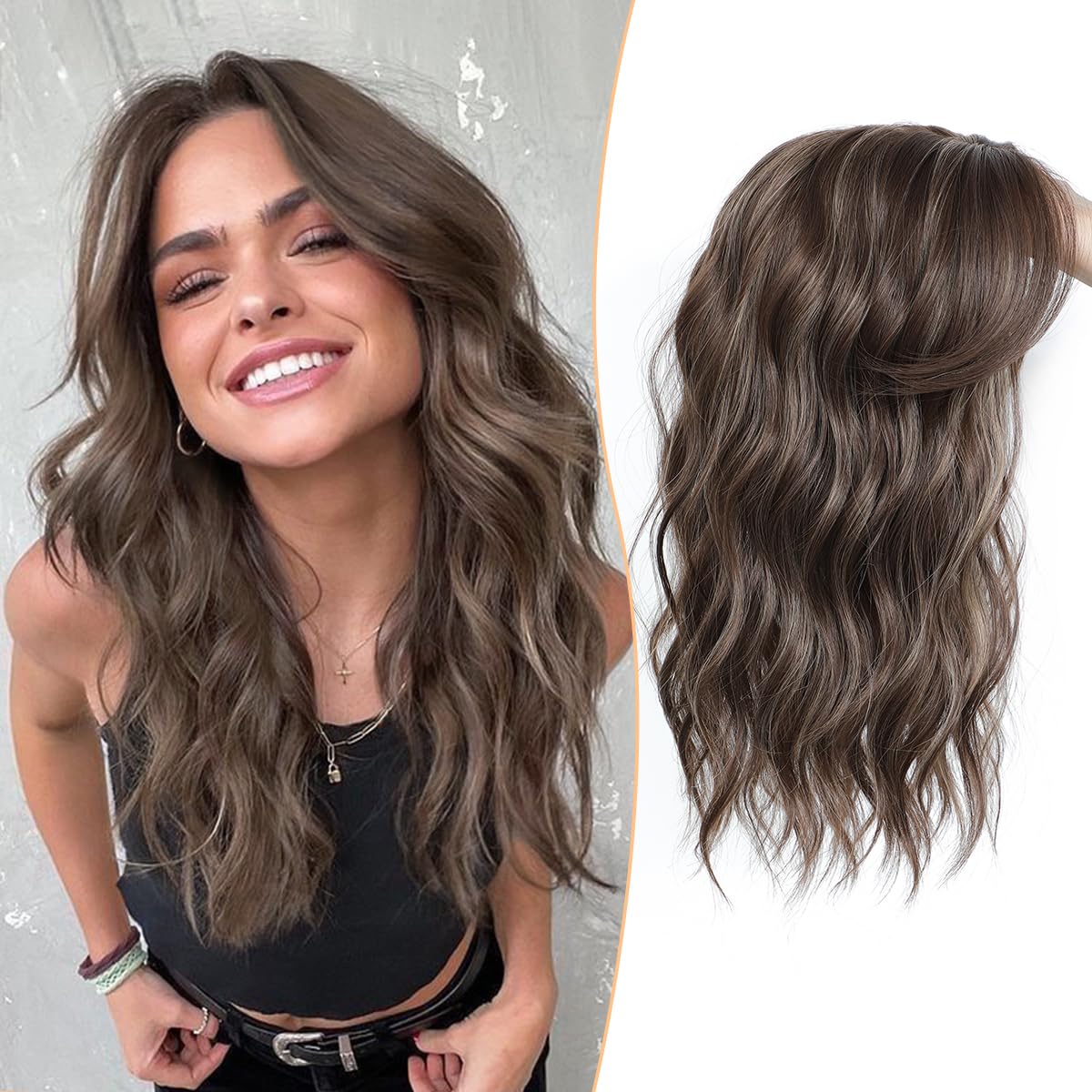 🌷 Final Hours! Stay Cool & Confident with Our 2026 Lightweight & Breathable Wavy Hair Topper