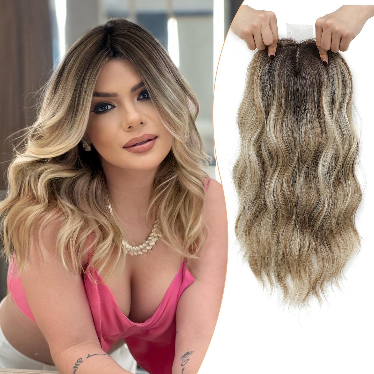🌷 Final Hours! Stay Cool & Confident with Our 2026 Lightweight & Breathable Wavy Hair Topper
