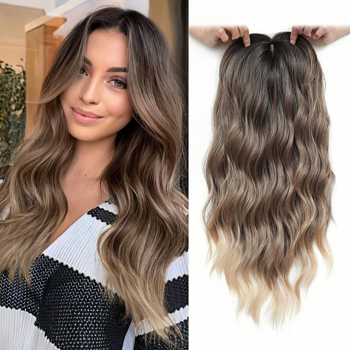 🌷 Final Hours! Stay Cool & Confident with Our 2026 Lightweight & Breathable Wavy Hair Topper