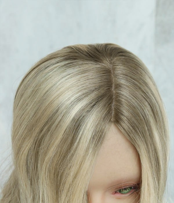 8.5” x 9” Breeze | Ultra-breathable Lace Top Hair Topper With Lace Front| Ponytail Topper|Low Density