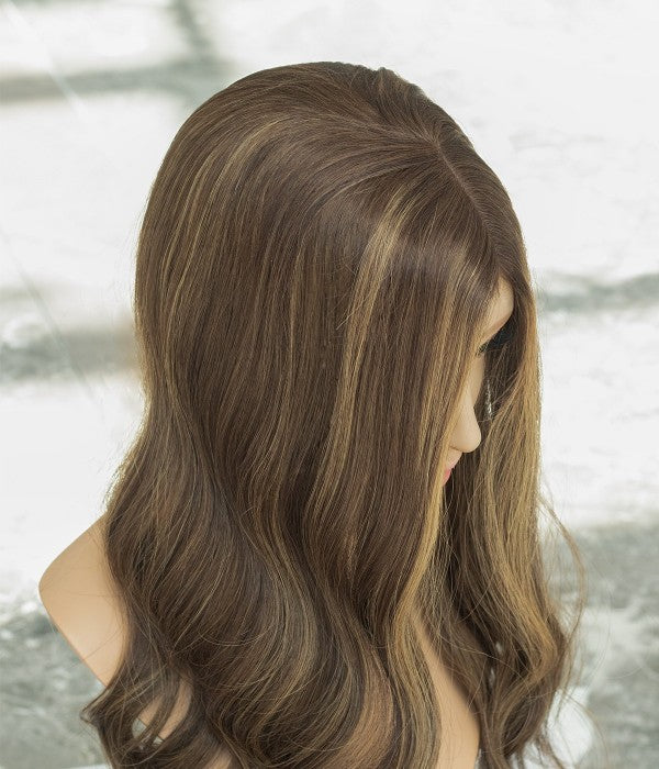 8.5” x 9” Breeze | Ultra-breathable Lace Top Hair Topper With Lace Front| Ponytail Topper|Low Density
