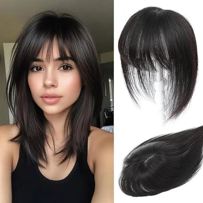 Hair Topper with Bangs | Hair Piece for Thinning Hair 💎