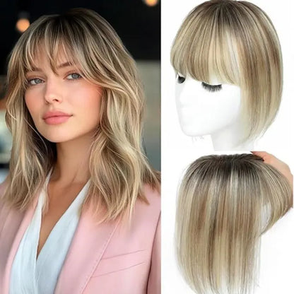 Hair Topper with Bangs | Hair Piece for Thinning Hair 💎