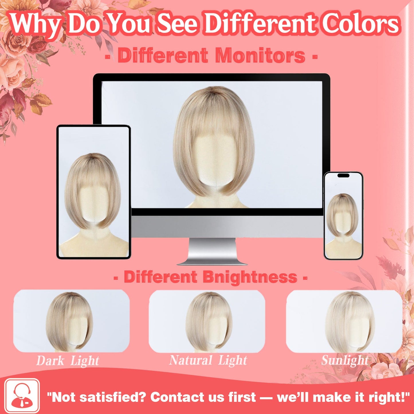 ⚡ Final Hours –🌷 Ready-to-Wear Glueless Bob Wig with Fringe