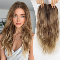 Blonde Mix with Dark Roots